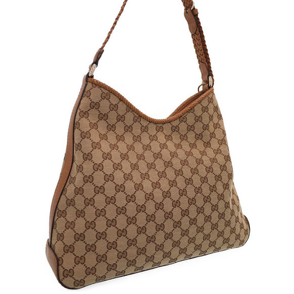 Gucci Marrakech Shoulder Bag Fringe Brown - Picture 2 of 9